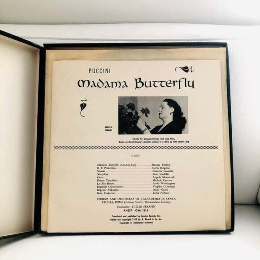 LP Giacomo Puccini, Renata Tebaldi, Carlo Bergonzi - Madama Butterfly - Picture 2 of 2